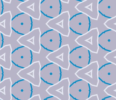 Geometrik şekilli kusursuz desen vektör çizimi