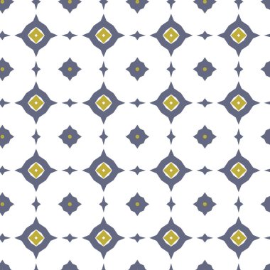 Geometrik şekilli kusursuz desen vektör çizimi