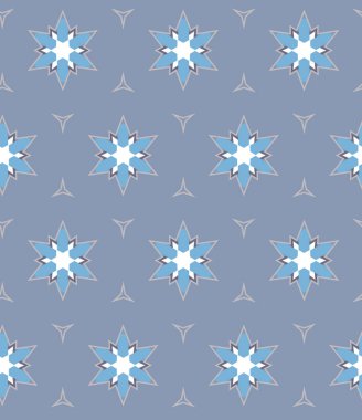 Geometrik şekilli kusursuz desen vektör çizimi