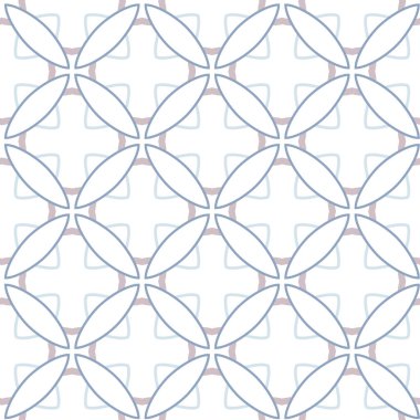 Geometrik şekilli kusursuz desen vektör çizimi