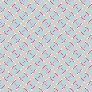 Geometrik şekilli kusursuz desen vektör çizimi