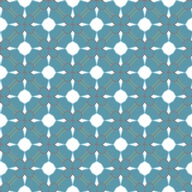 Geometrik şekilli kusursuz desen vektör çizimi