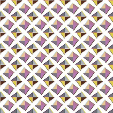 Geometrik şekilli kusursuz desen vektör çizimi