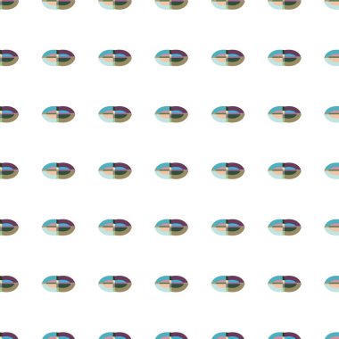 Geometrik şekilli kusursuz desen vektör çizimi