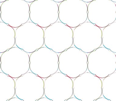 Geometrik şekilli kusursuz desen vektör çizimi