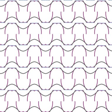 Geometrik şekilli kusursuz desen vektör çizimi