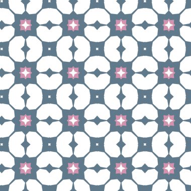 Geometrik şekilli kusursuz desen vektör çizimi
