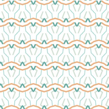 Geometrik şekilli kusursuz desen vektör çizimi