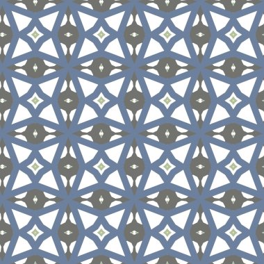 Geometrik şekilli kusursuz desen vektör çizimi