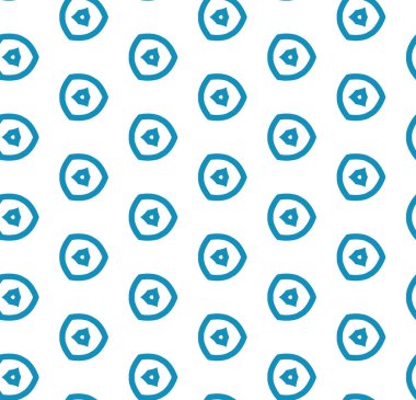 Geometrik şekilli kusursuz desen vektör çizimi