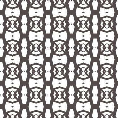 Geometrik şekilli kusursuz desen vektör çizimi