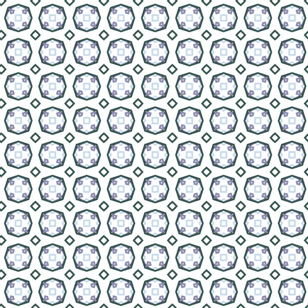 Nahtlose Muster Mit Geometrischen Formen Vektorillustration — Stockvektor