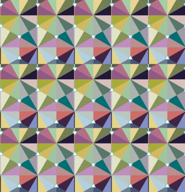 Geometrik şekilli kusursuz desen vektör çizimi