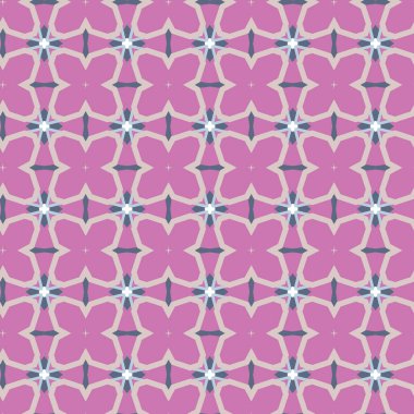 Geometrik şekilli kusursuz desen vektör çizimi