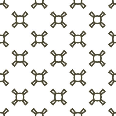 Geometrik şekilli kusursuz desen vektör çizimi