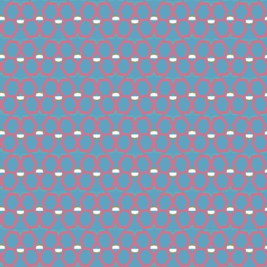 Geometrik şekilli kusursuz desen vektör çizimi