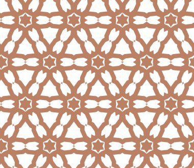 Geometrik şekilli kusursuz desen vektör çizimi