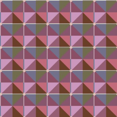 Geometrik şekilli kusursuz desen vektör çizimi