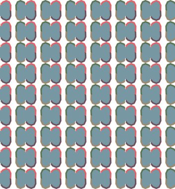 Geometrik şekilli kusursuz desen vektör çizimi