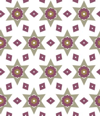 Geometrik şekilli kusursuz desen vektör çizimi