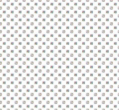 Geometrik şekilli kusursuz desen vektör çizimi