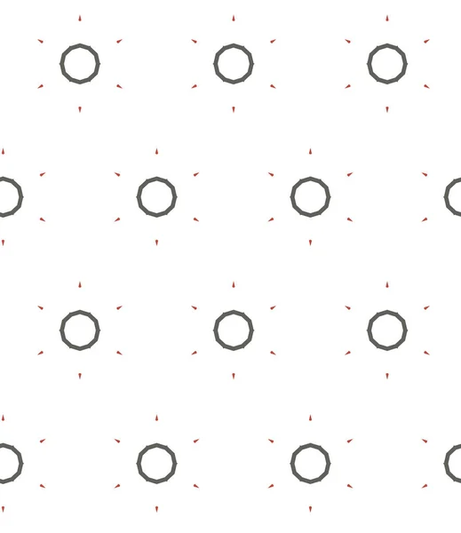 Nahtlose Muster Mit Geometrischen Formen Vektorillustration — Stockvektor