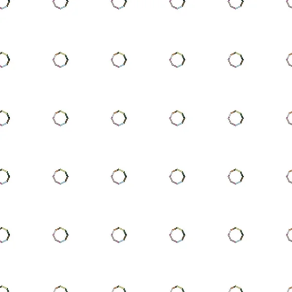 幾何学的な図形ベクトル図とシームレスなパターン — ストックベクタ