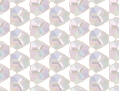 Geometrik şekilli kusursuz desen vektör çizimi