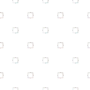 Geometrik şekilli kusursuz desen vektör çizimi