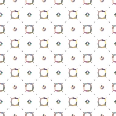 Geometrik şekilli kusursuz desen vektör çizimi