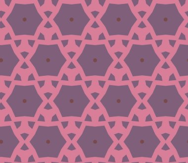 Geometrik şekilli kusursuz desen vektör çizimi