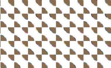 Geometrik şekilli kusursuz desen vektör çizimi