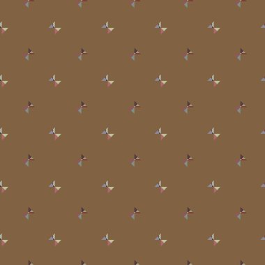 Geometrik şekilli kusursuz desen vektör çizimi