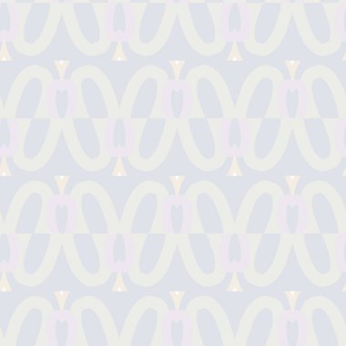 Geometrik şekilli kusursuz desen vektör çizimi