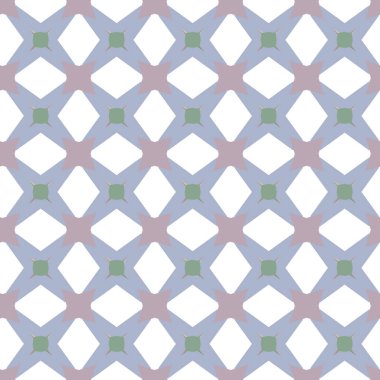 Geometrik şekilli kusursuz desen vektör çizimi