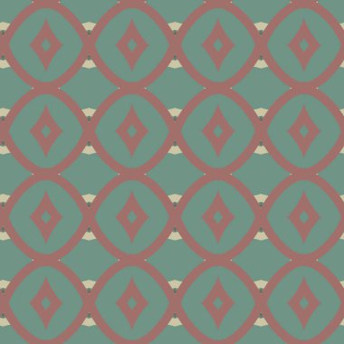 Geometrik şekilli kusursuz desen vektör çizimi