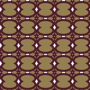 Geometrik şekilli kusursuz desen, vektör illüstrasyonu