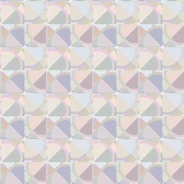 Geometrik şekilli kusursuz desen vektör çizimi