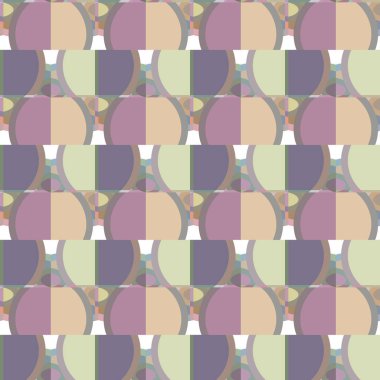 Geometrik şekilli kusursuz desen vektör çizimi