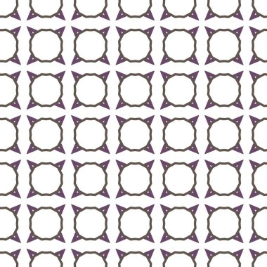 Geometrik şekilli kusursuz desen vektör çizimi