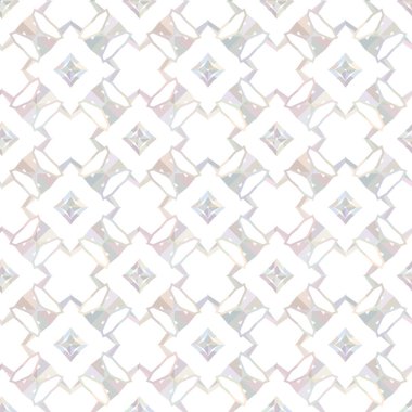 Geometrik şekilli kusursuz desen, vektör illüstrasyonu