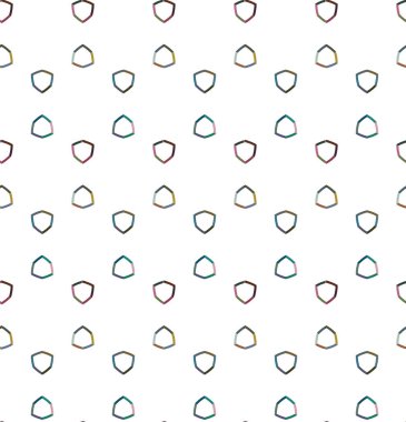 Geometrik şekilli kusursuz desen, vektör illüstrasyonu