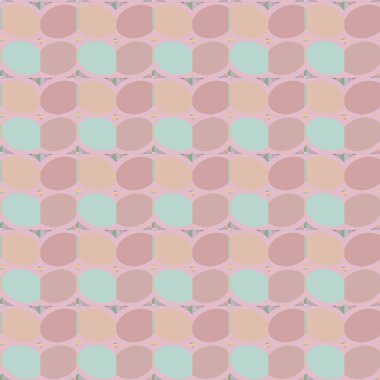 Geometrik şekilli kusursuz desen, vektör illüstrasyonu