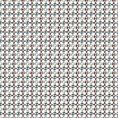 Geometrik şekilli kusursuz desen vektör çizimi