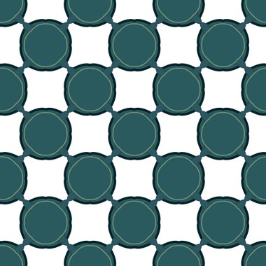 Geometrik şekilli kusursuz desen, vektör illüstrasyonu