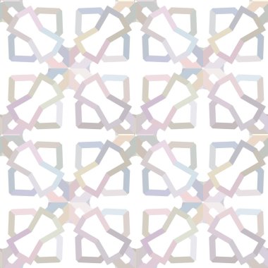 Geometrik şekilli kusursuz desen vektör çizimi