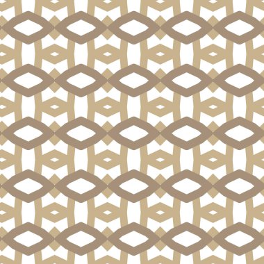 Geometrik şekilli kusursuz desen, vektör illüstrasyonu