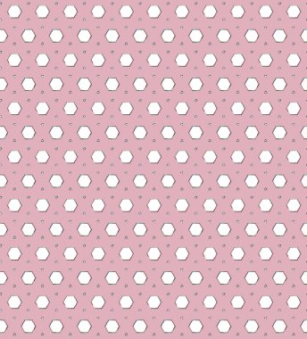 Geometrik şekilli kusursuz desen vektör çizimi