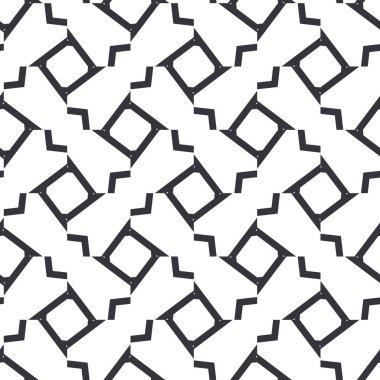 Geometrik şekilli kusursuz desen vektör çizimi