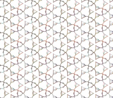Geometrik şekilli kusursuz desen vektör çizimi